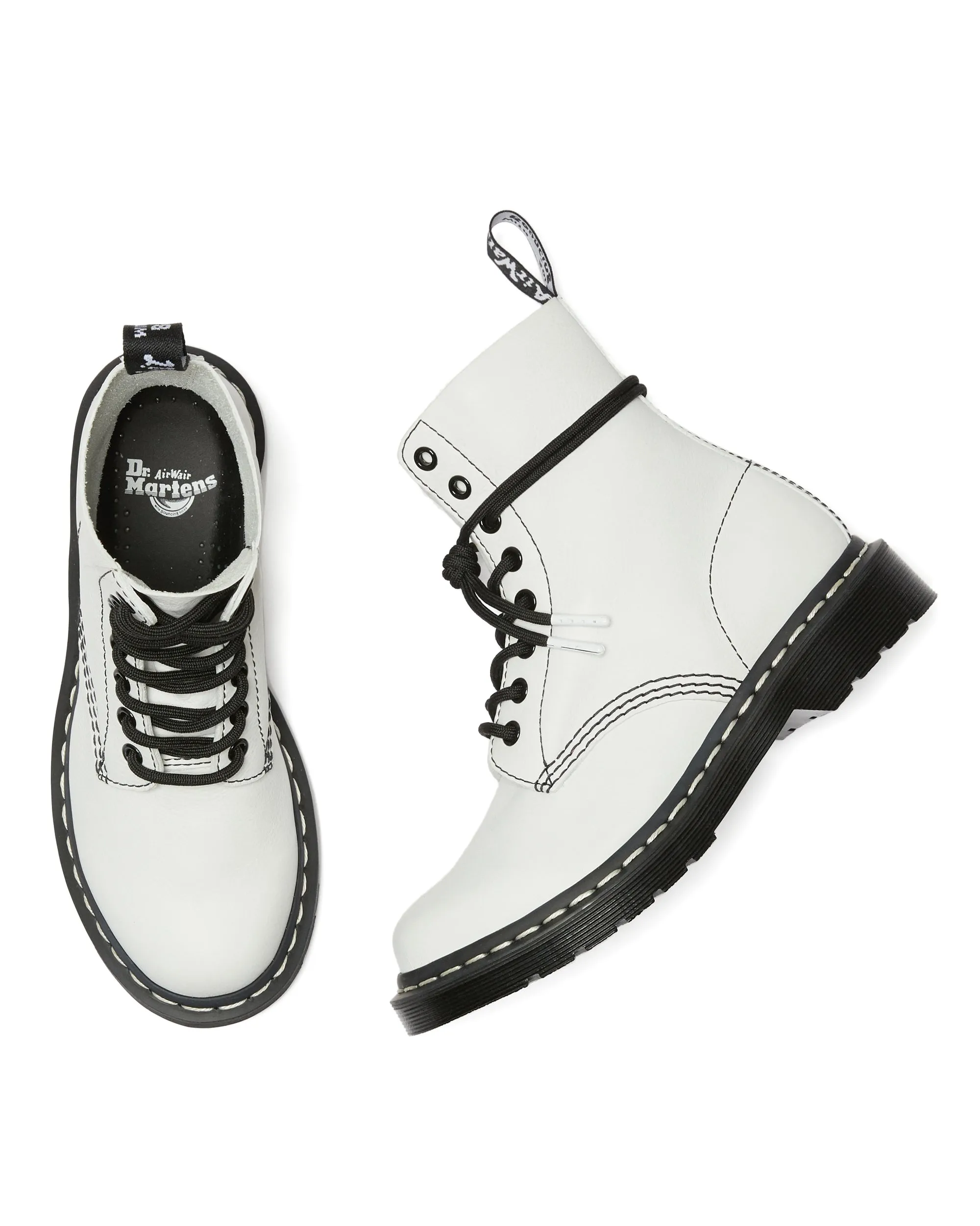 1460 Pascal BW Optical White Virginia Boots