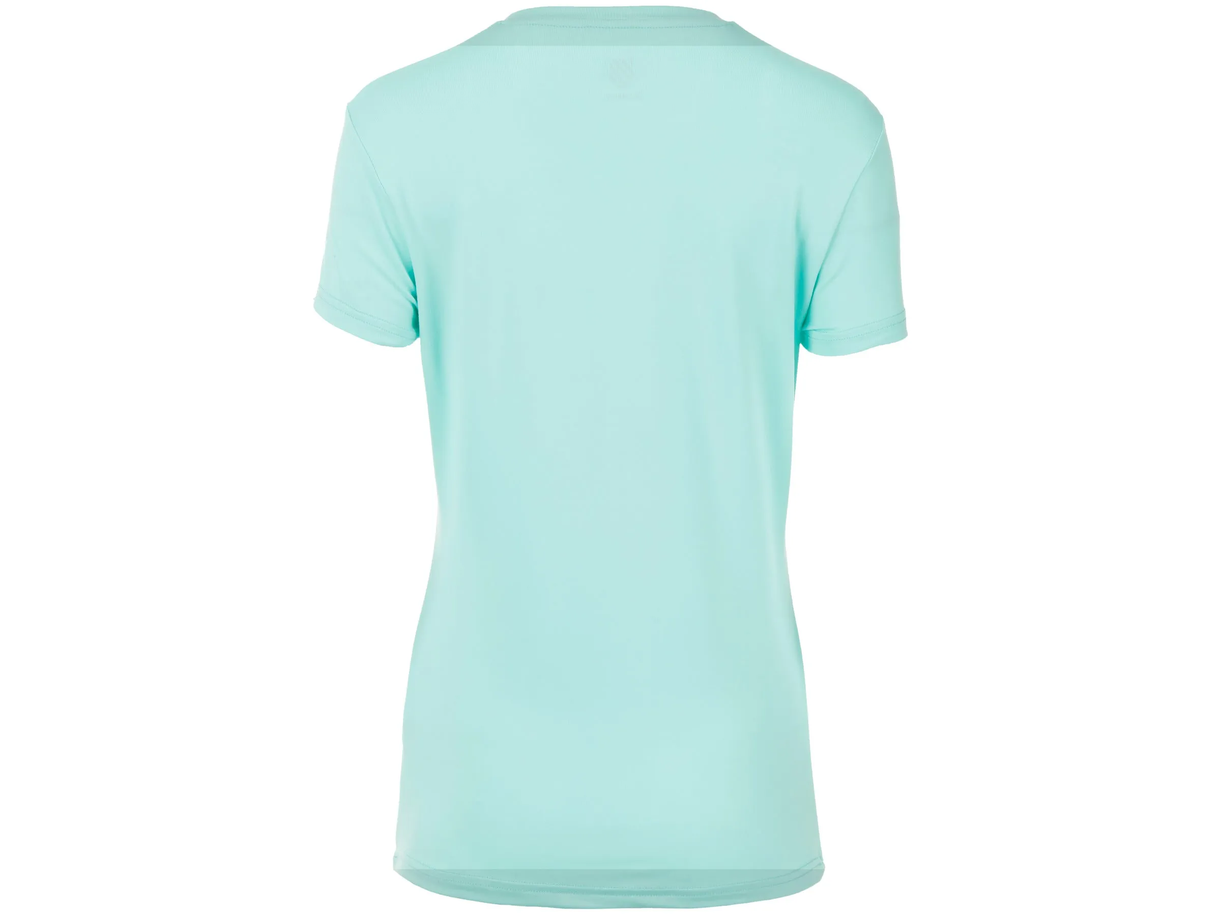 194243-485 | WOMENS HYPRCOURT EXPRESS LOGO TEE | ARUBA BLUE