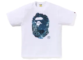 A Bathing Ape Christmas Photo Ape Head Tee in White