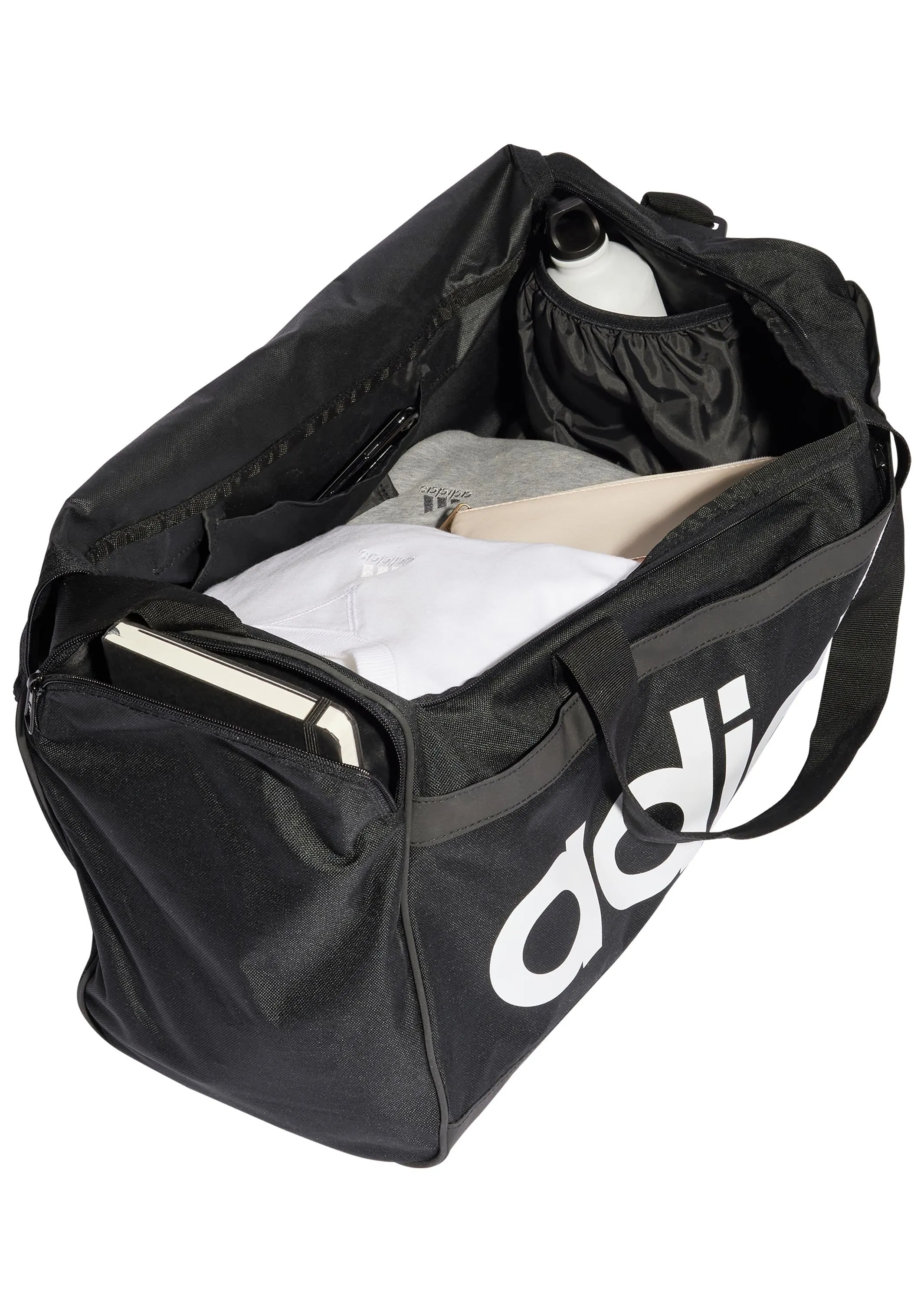 Adidas Unisex Essentials Linear Duffel Bag Medium <br> HT4743