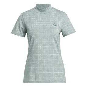 adidas Women's go-to mock neck polo shirt - Crystal Jade SS24