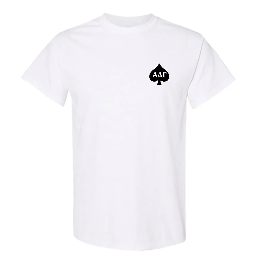 Alpha Delta Gamma Poker Face T-Shirt