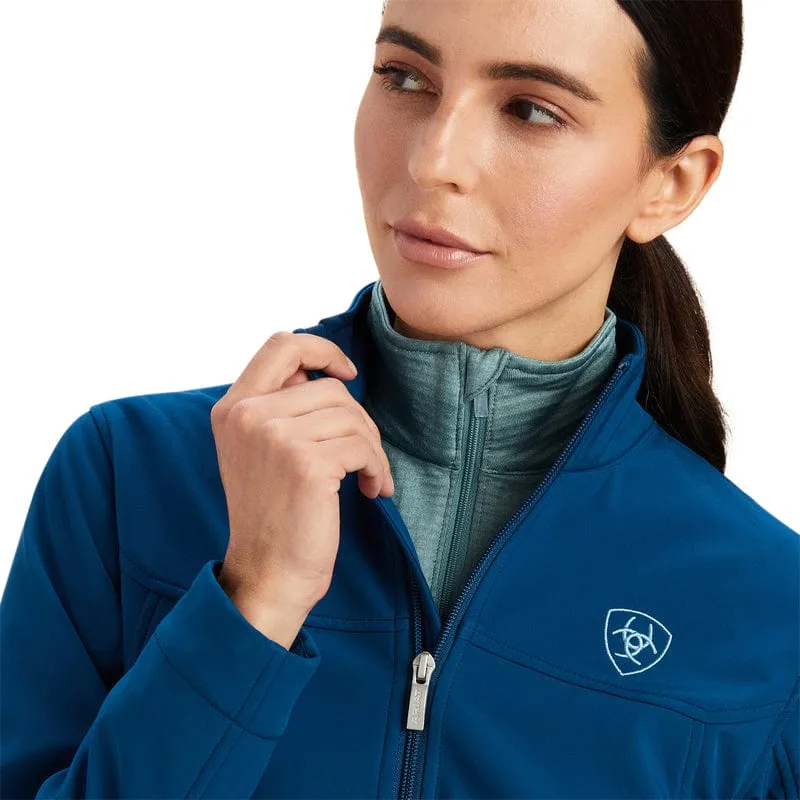 Ariat Jacket Womens Team Softshell Hydra Night Sky