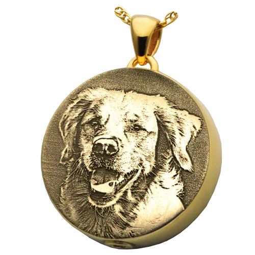 B&B 3D Photo Round Pendant