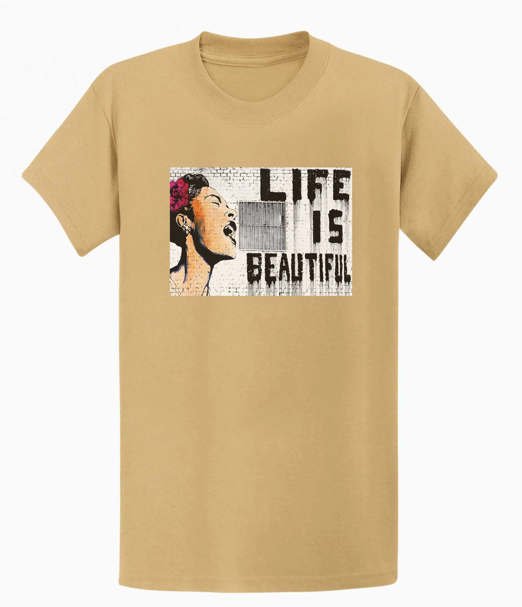 Banksy Men's T-shirt - Life is Beautiful