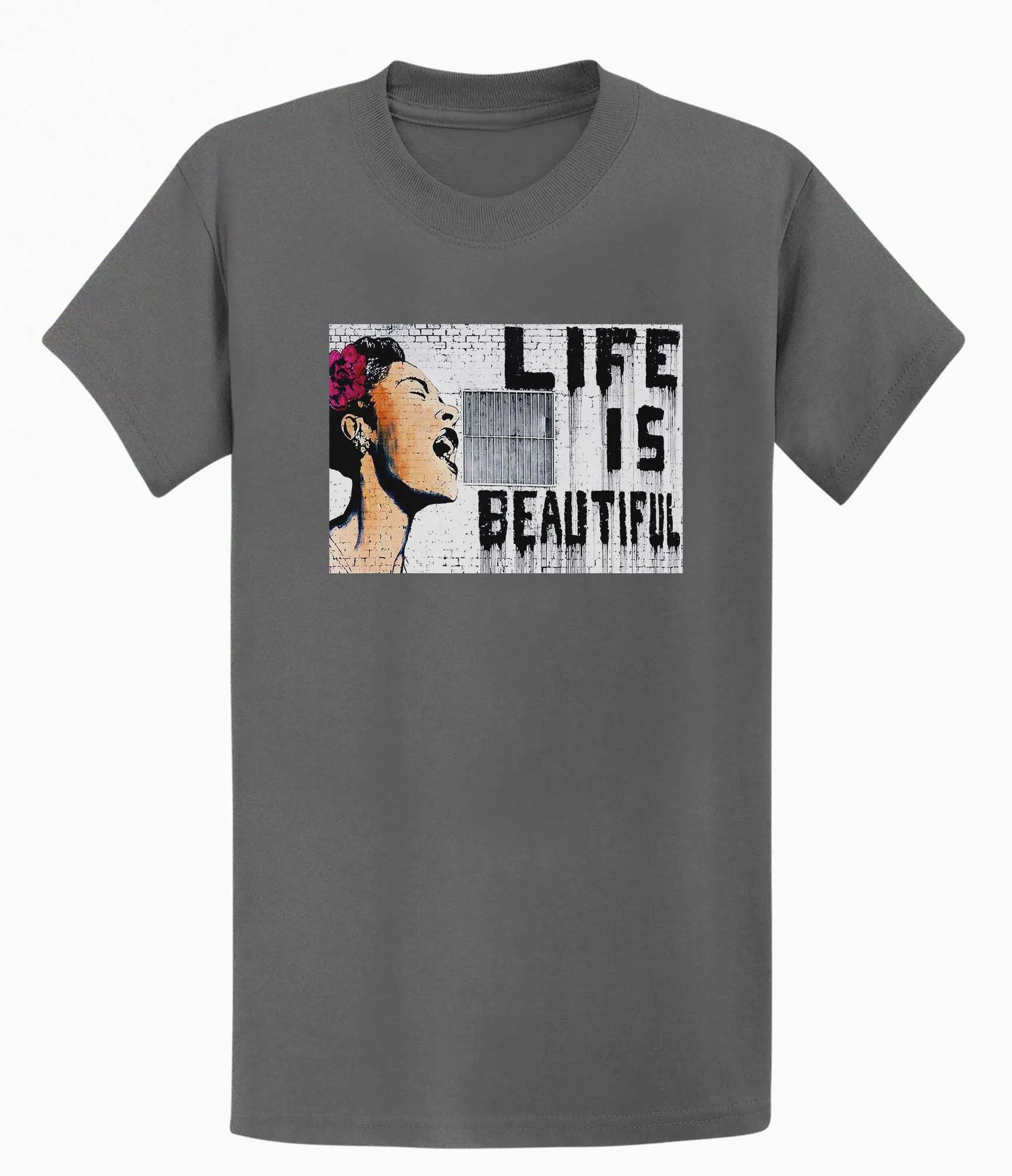 Banksy Men's T-shirt - Life is Beautiful