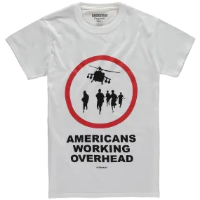 Banksy T-shirt - Americans Working Overhead