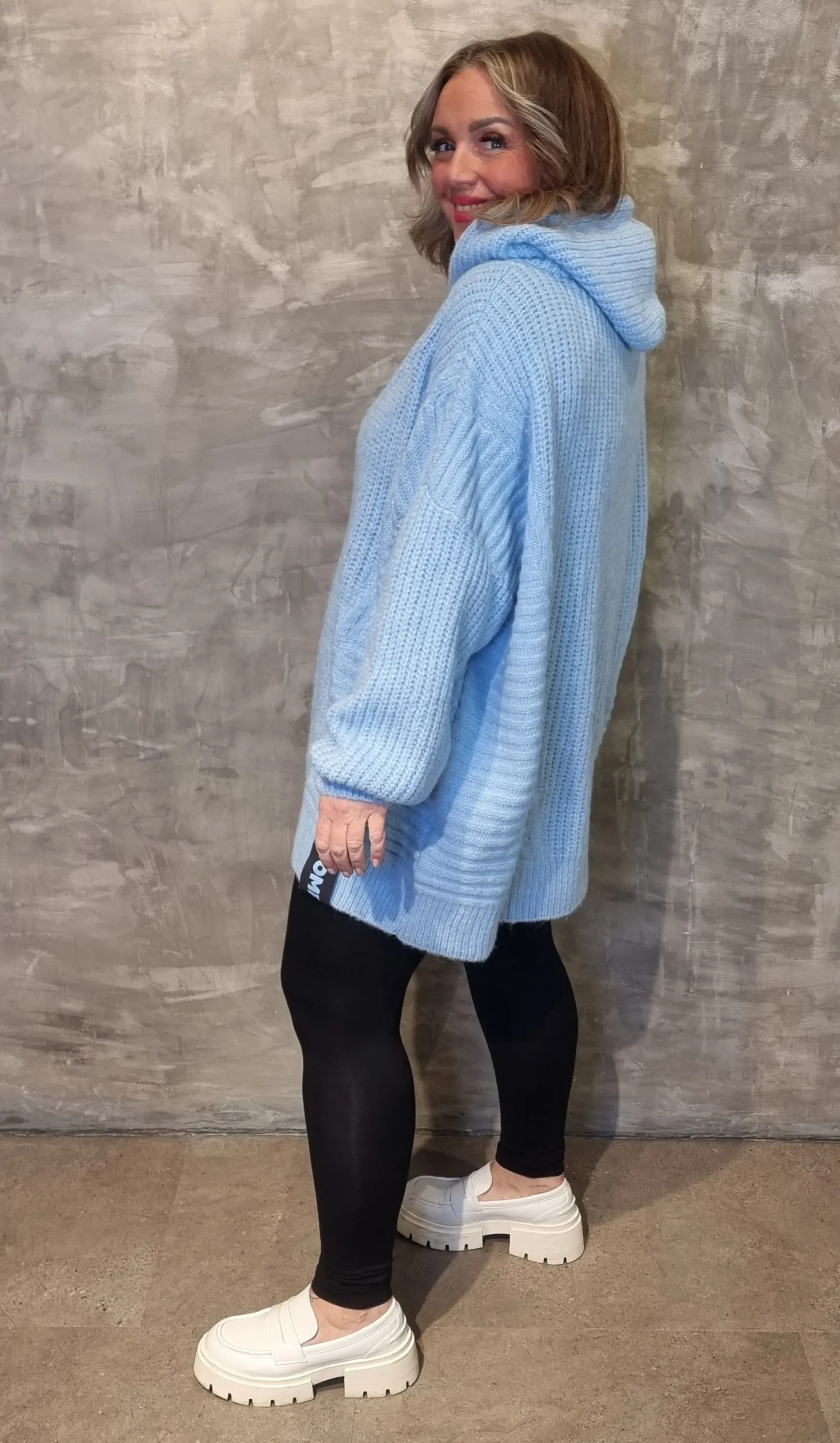 Blow My Mind Sweater Light Blue