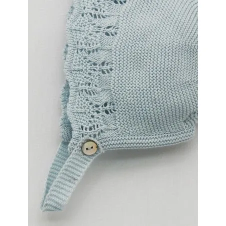 Blue Galera Baby Bonnet