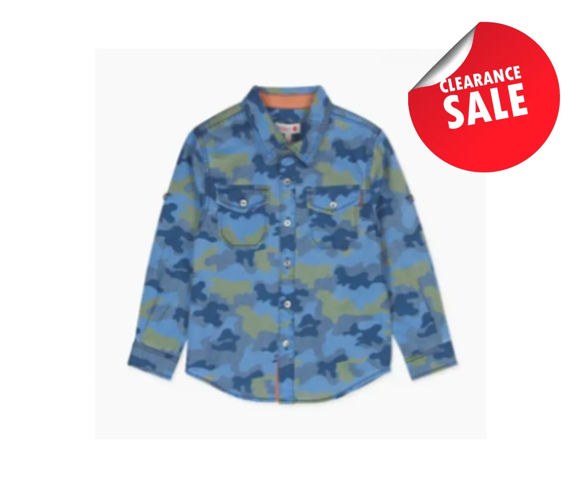 Boboli Shirt - Blue Camo