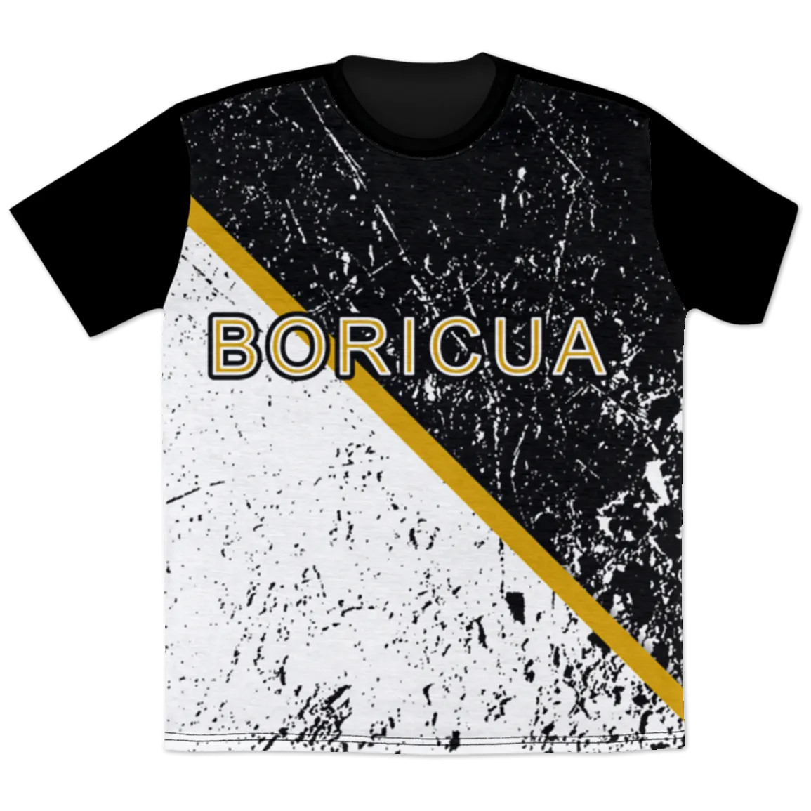 Boricua Black White T-Shirt