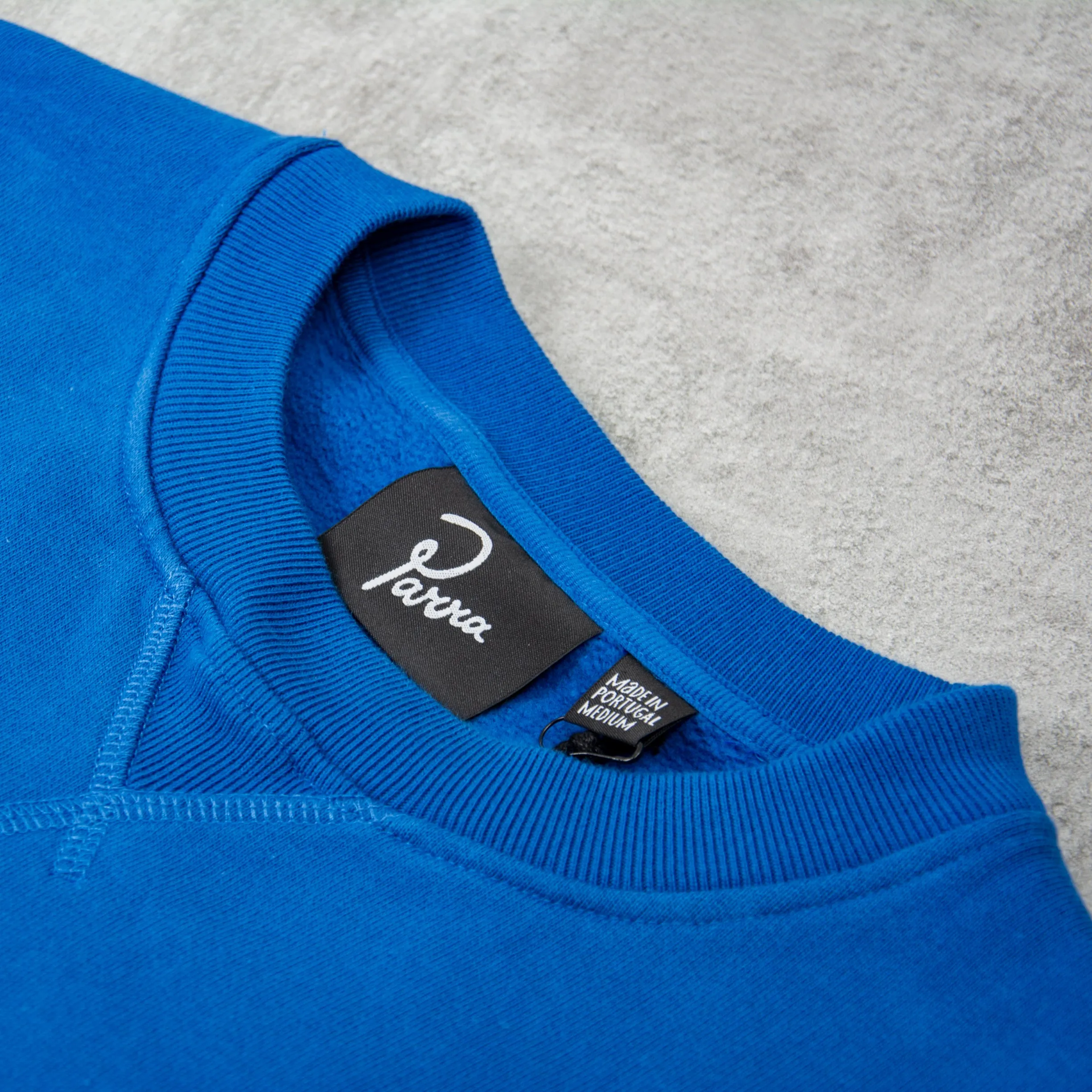 By Parra Wheel Chested Bird Crew Neck Sweat - Blue