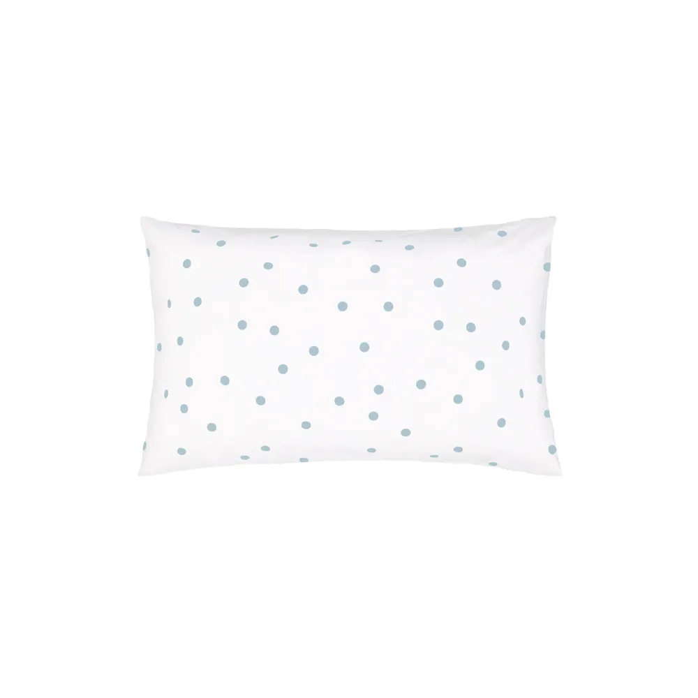 Castle Random Blue Spot Pillowcase