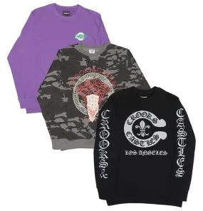 CROOKS & CASTLES ASSORTED CREWNECKS - CCN05