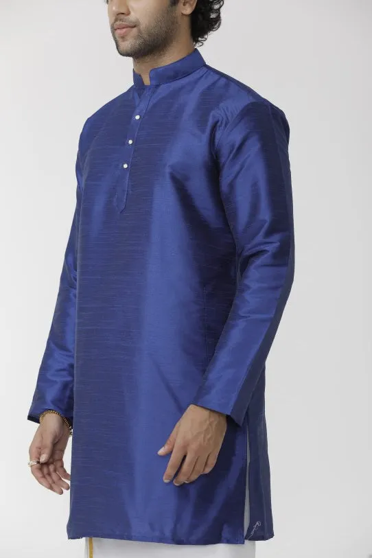 Ethnix - Blue Long Kurta for Men | Uathayam