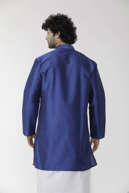 Ethnix - Blue Long Kurta for Men | Uathayam