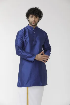 Ethnix - Blue Long Kurta for Men | Uathayam