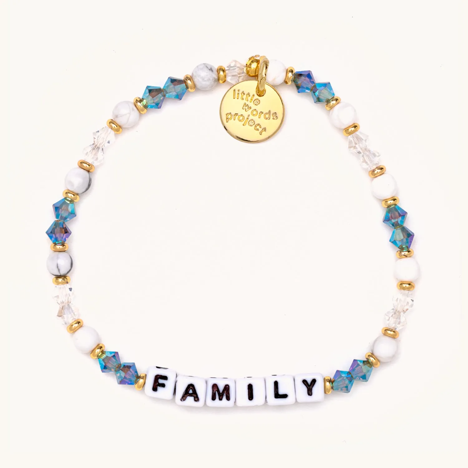 Family Little Words Project Trackable Bracelet