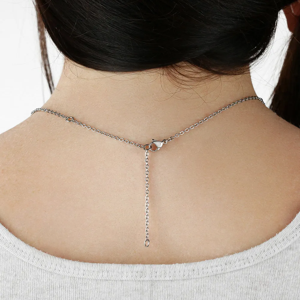 For a Great Mom Gift, Love Knot Necklace, From All of Us For Mother's Day