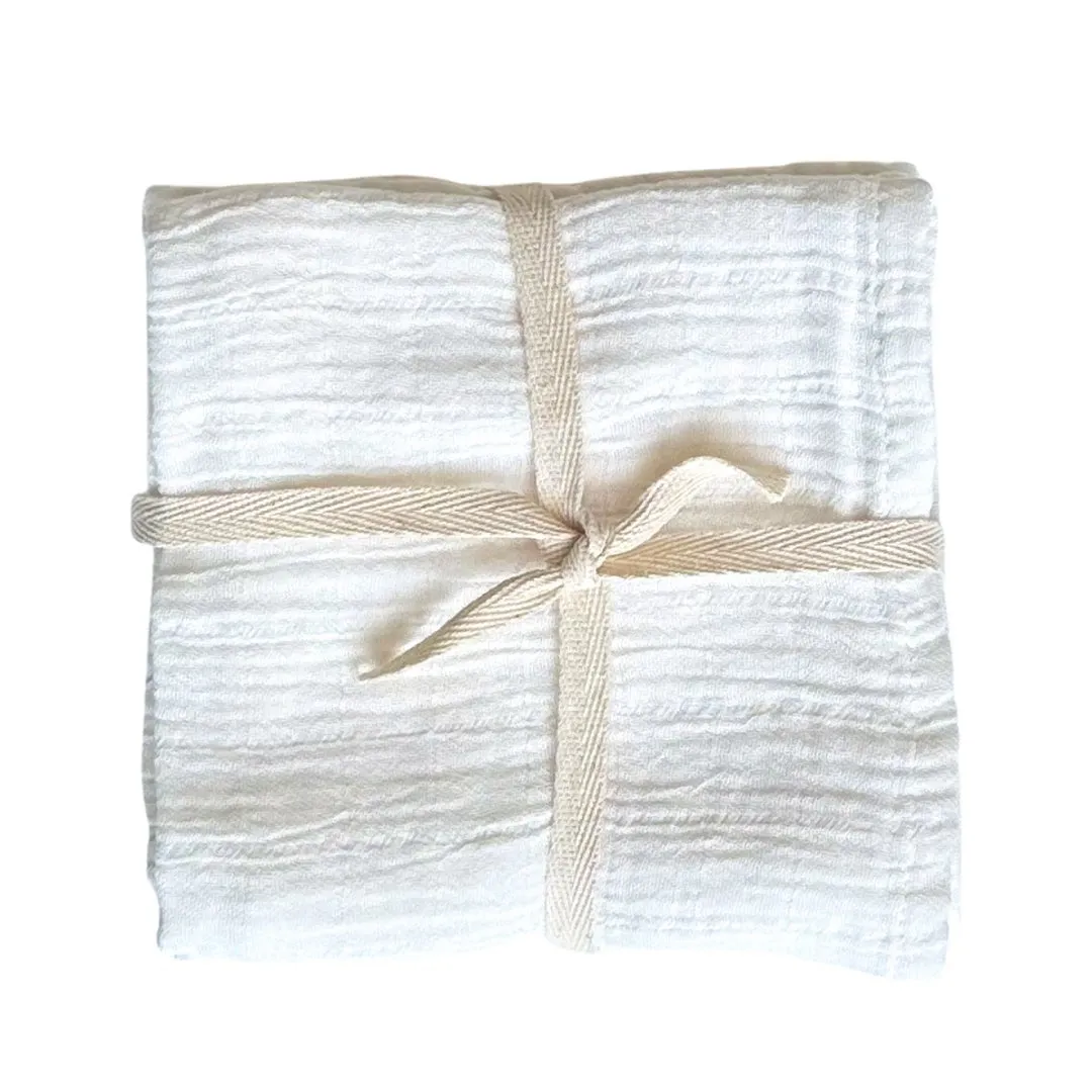 Gauze Cotton Napkins - (Set of 4)