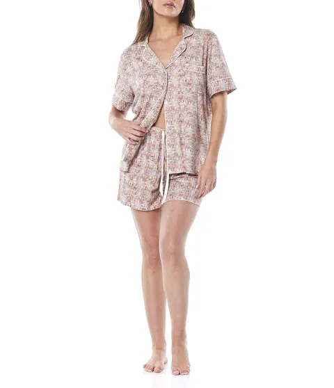 Gingerlilly TORI Coffee Zig Zag Modal PJ Set