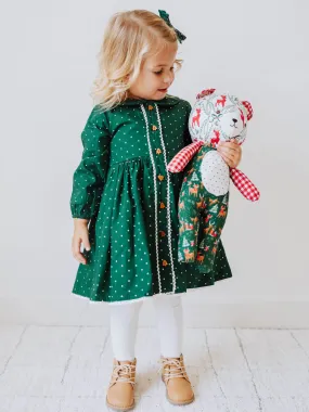 Goldie Dress - Wintergreen Dotty