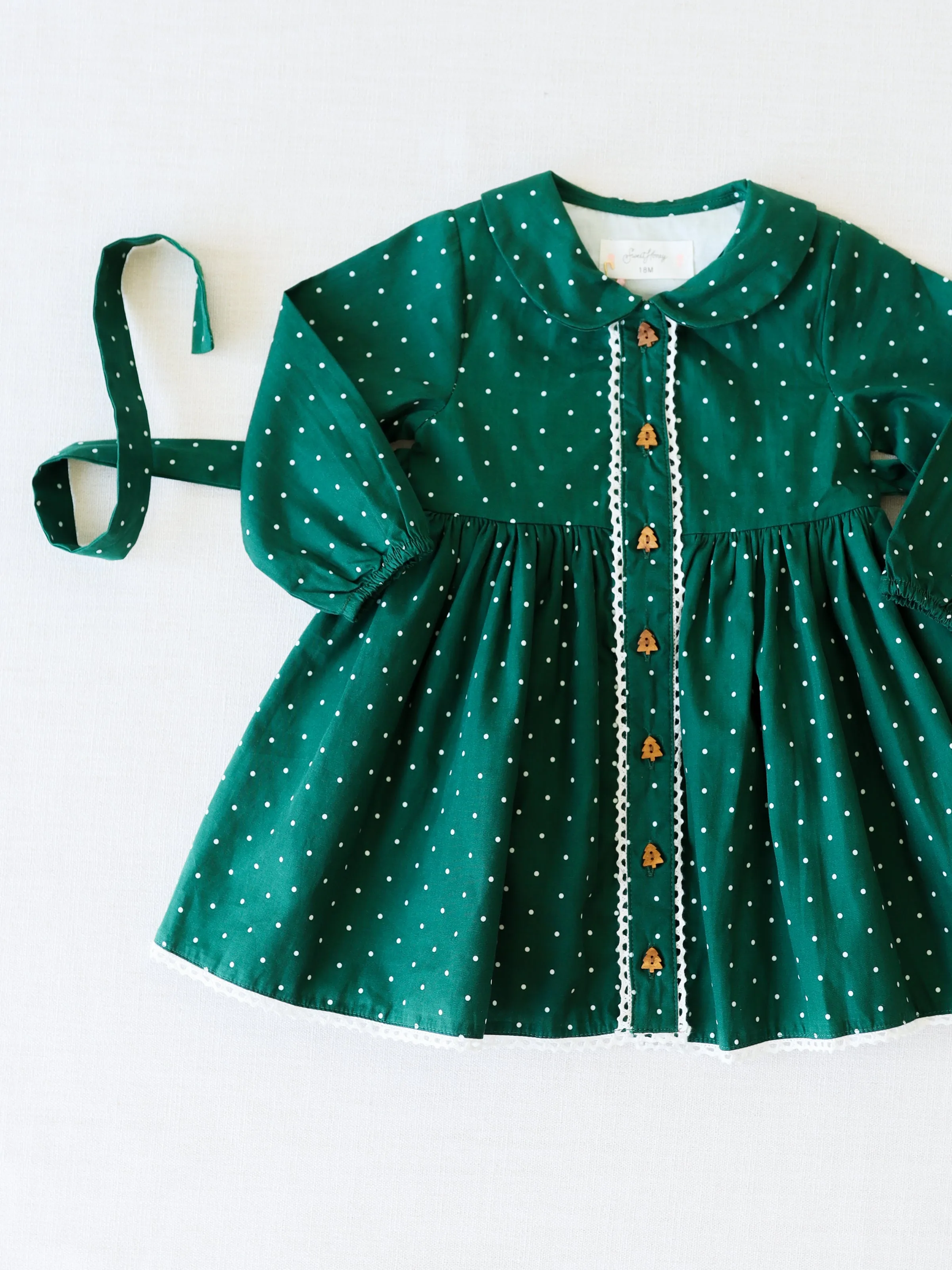 Goldie Dress - Wintergreen Dotty