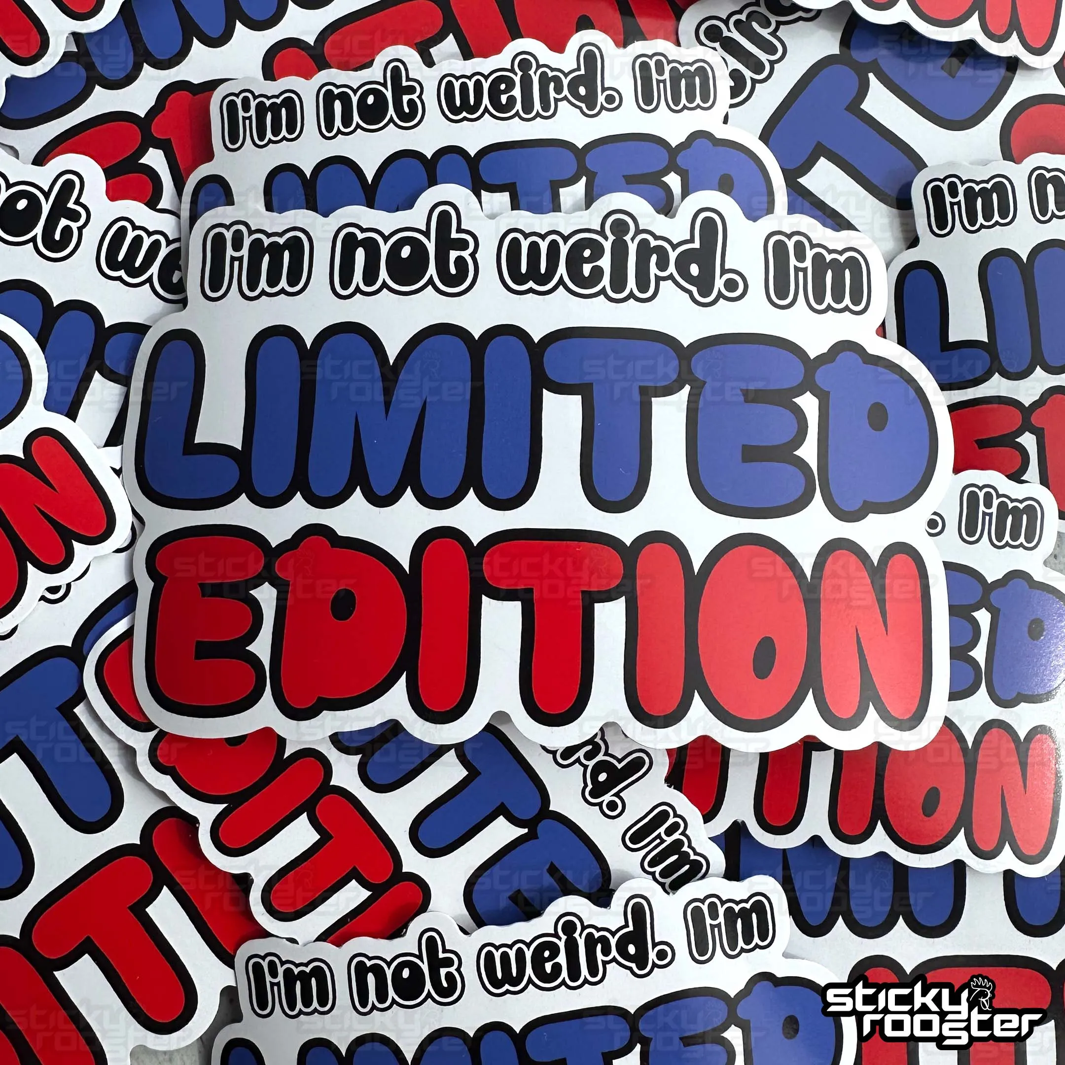 I'm Not Weird sticker