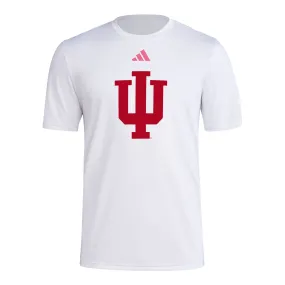 Indiana Hoosiers Adidas BHA White T-Shirt