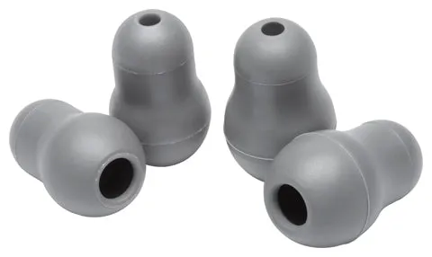 Large and Small Soft-Sealing Eartips in Grey - L40002