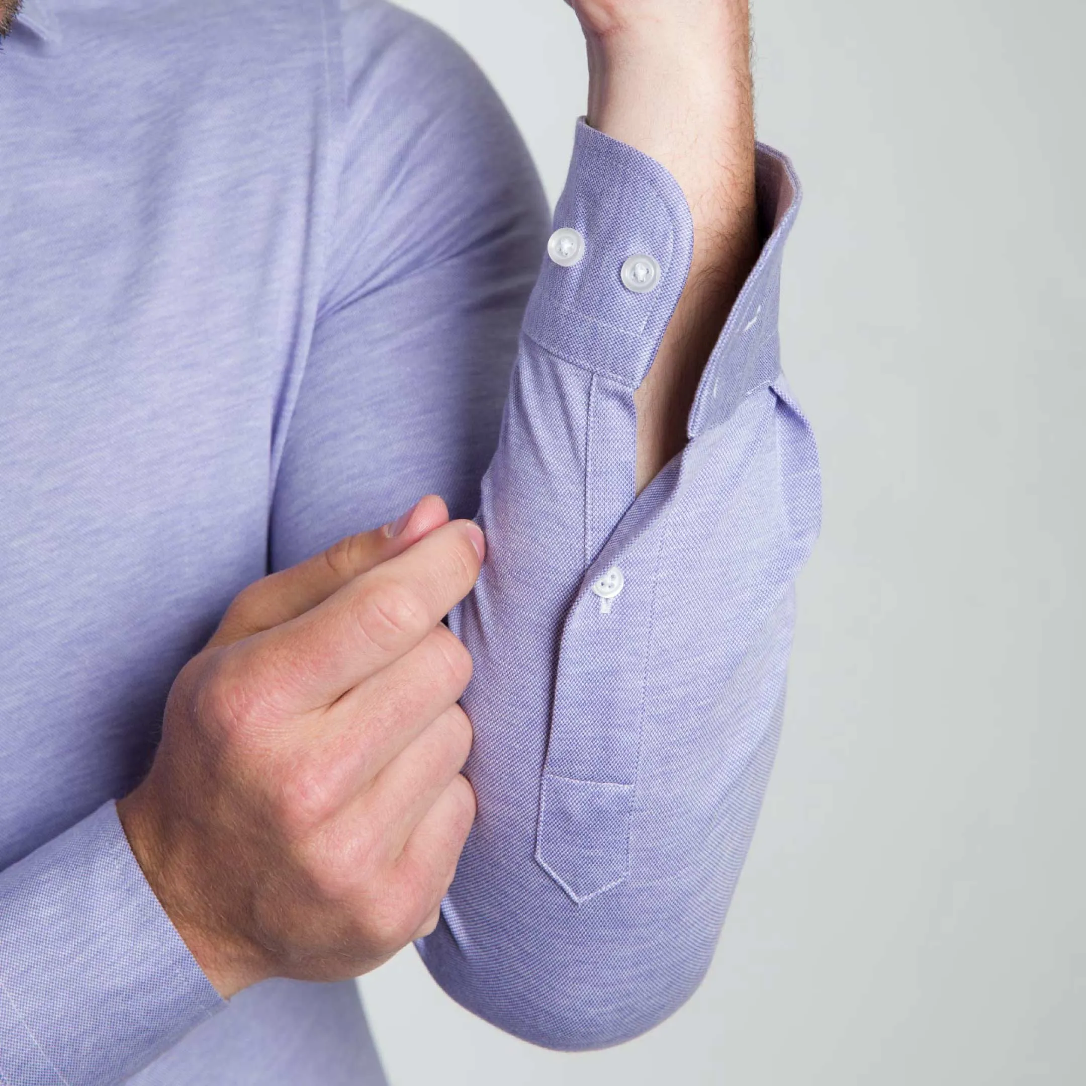 Lavender Mélange Performance Stretch Shirt