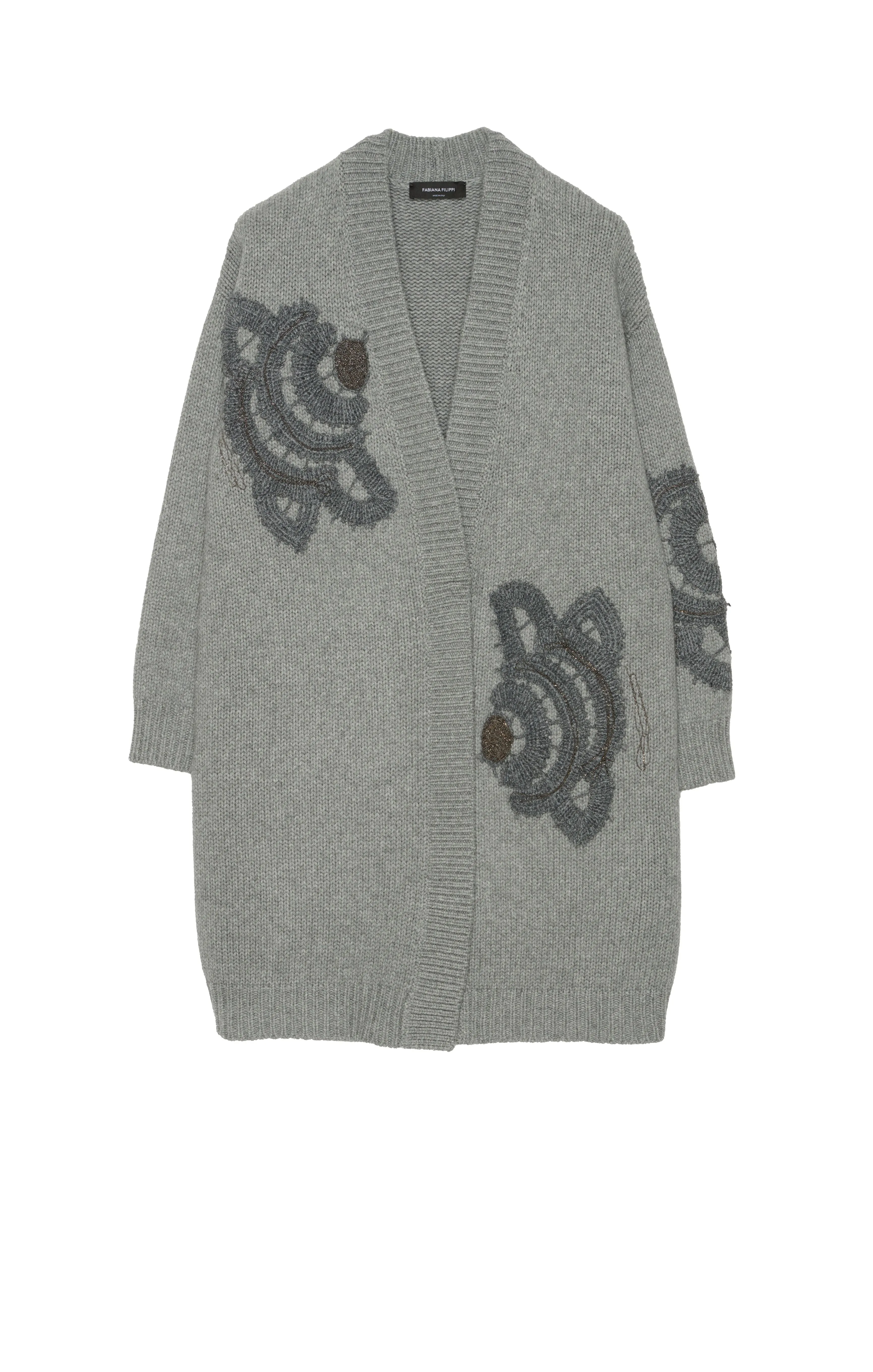 Long Cardigan - Light Grey