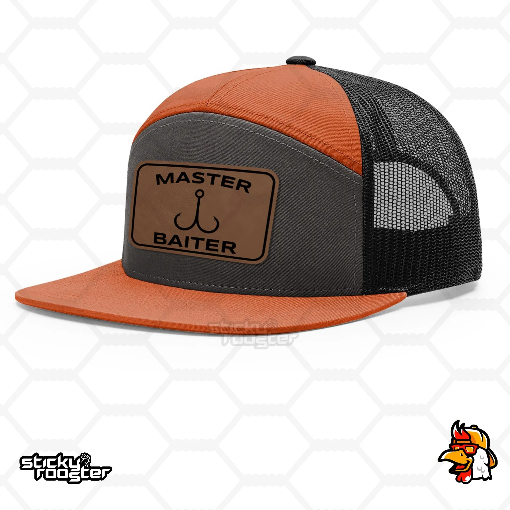 Master Baiter Leather Patch hat