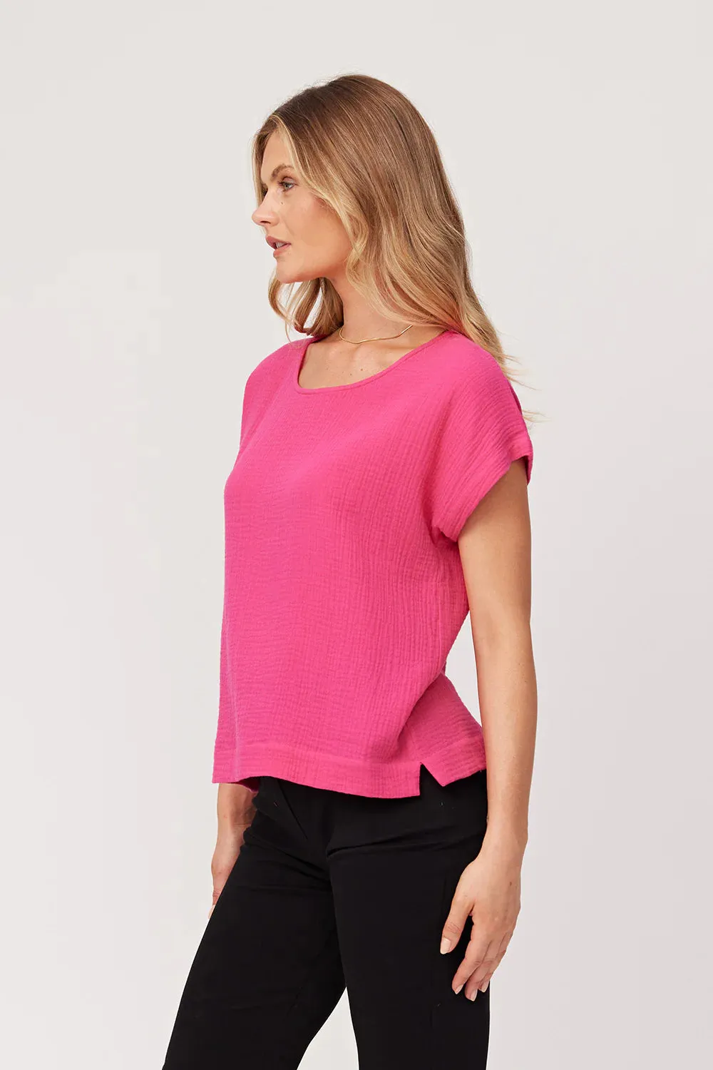 Melani Top | Cerise