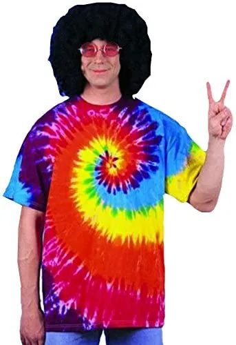 Men's Tie-Dye T-Shirt Costume Standard Size