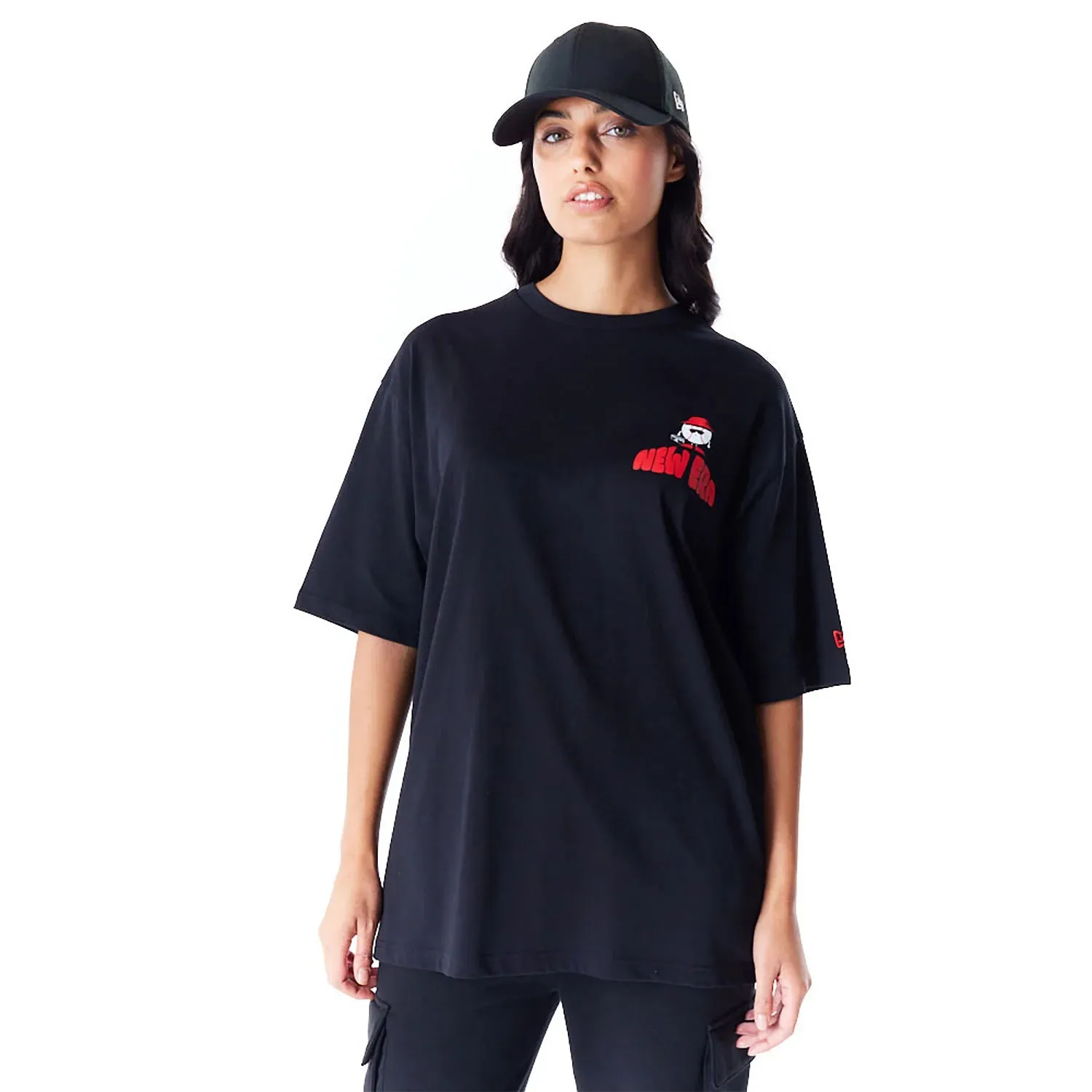 NEW ERA New York City Graphic Black Oversized T-Shirt