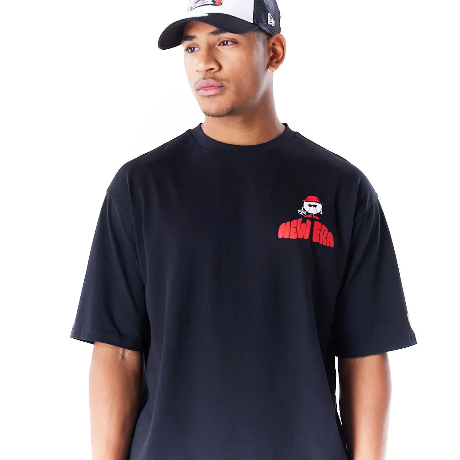 NEW ERA New York City Graphic Black Oversized T-Shirt