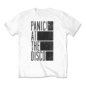 Panic! At The Disco Bar Logo White T-Shirt