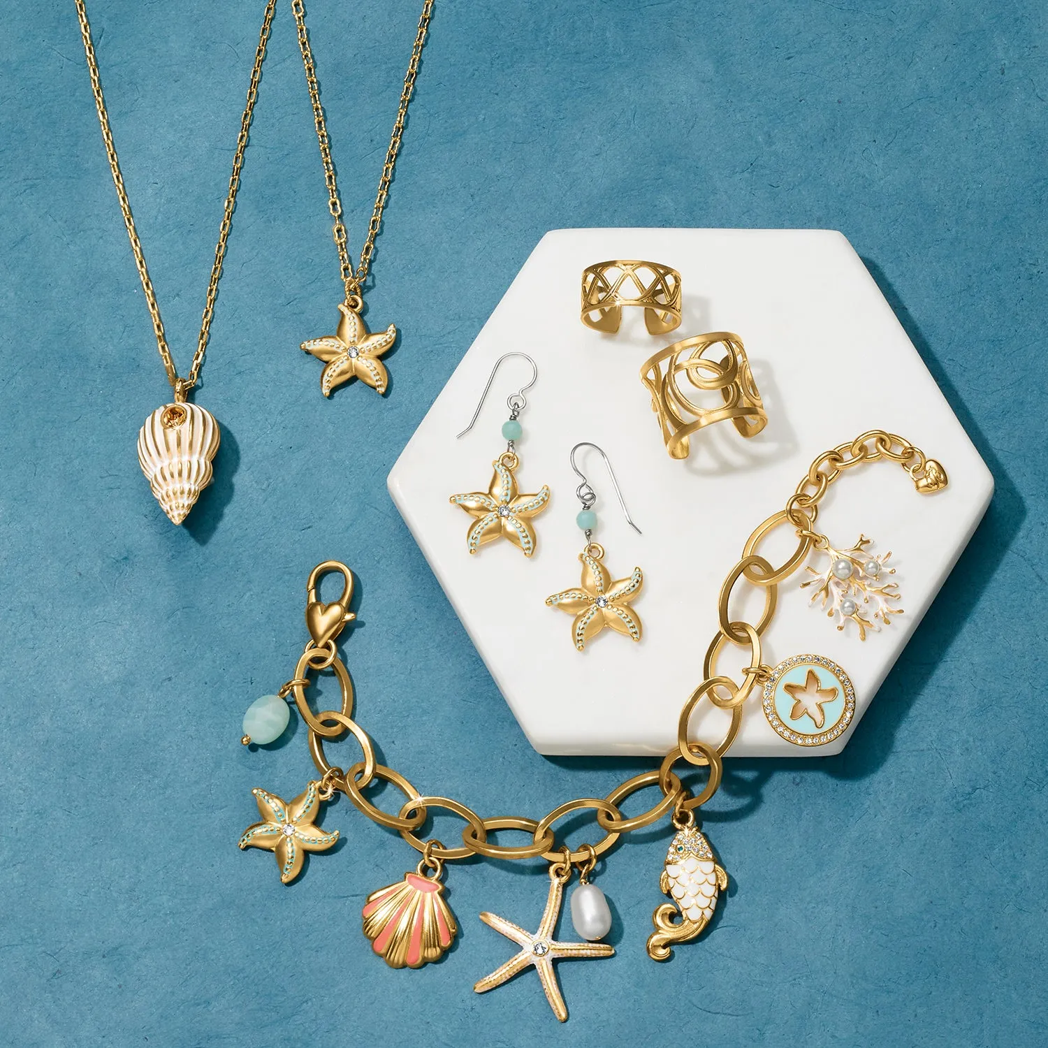 Paradise Cove Petite Starfish Necklace