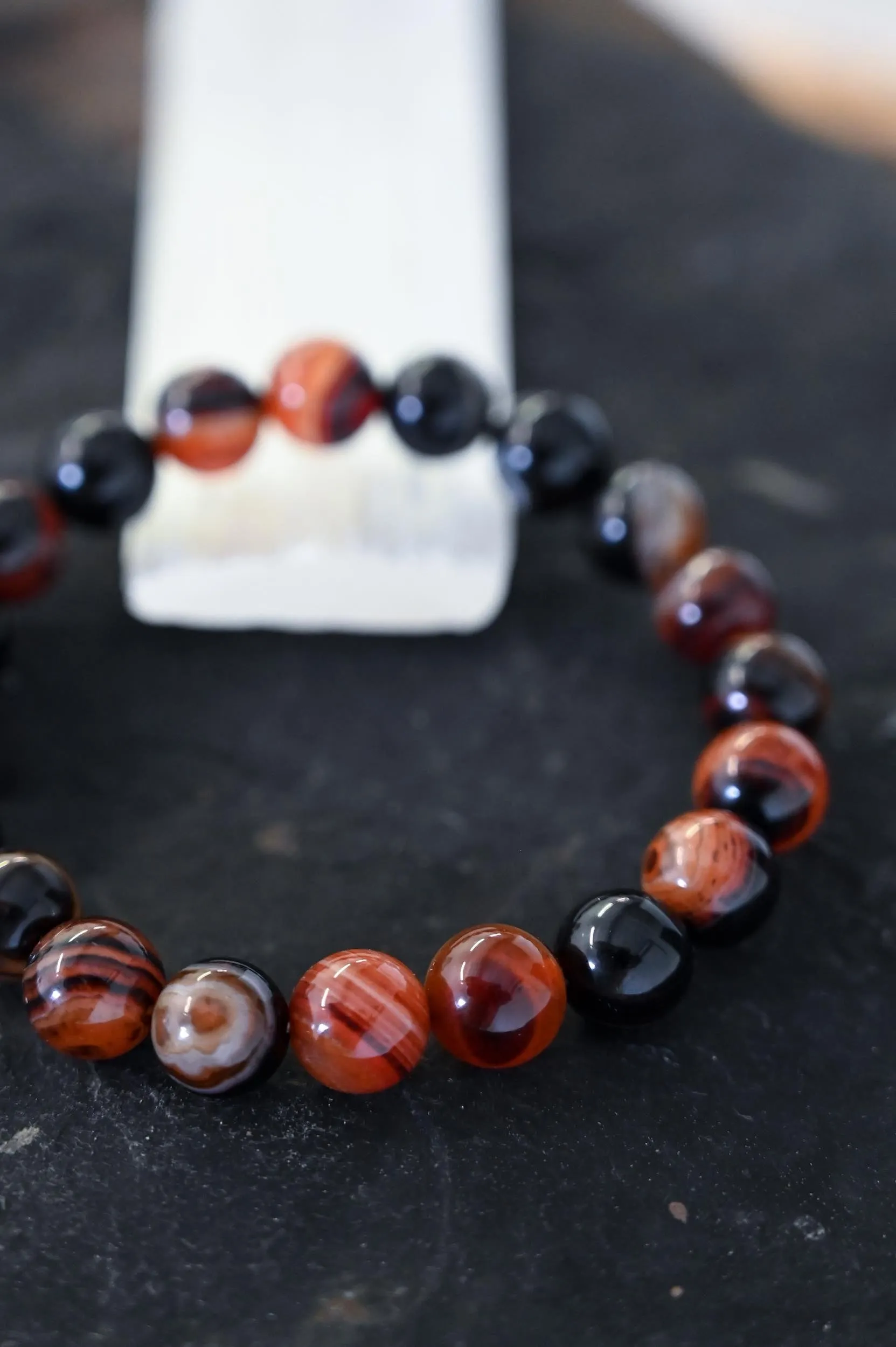 Perspective Is Everything Brown Agate Bracelet