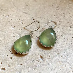 Prehnite Earrings - Melita