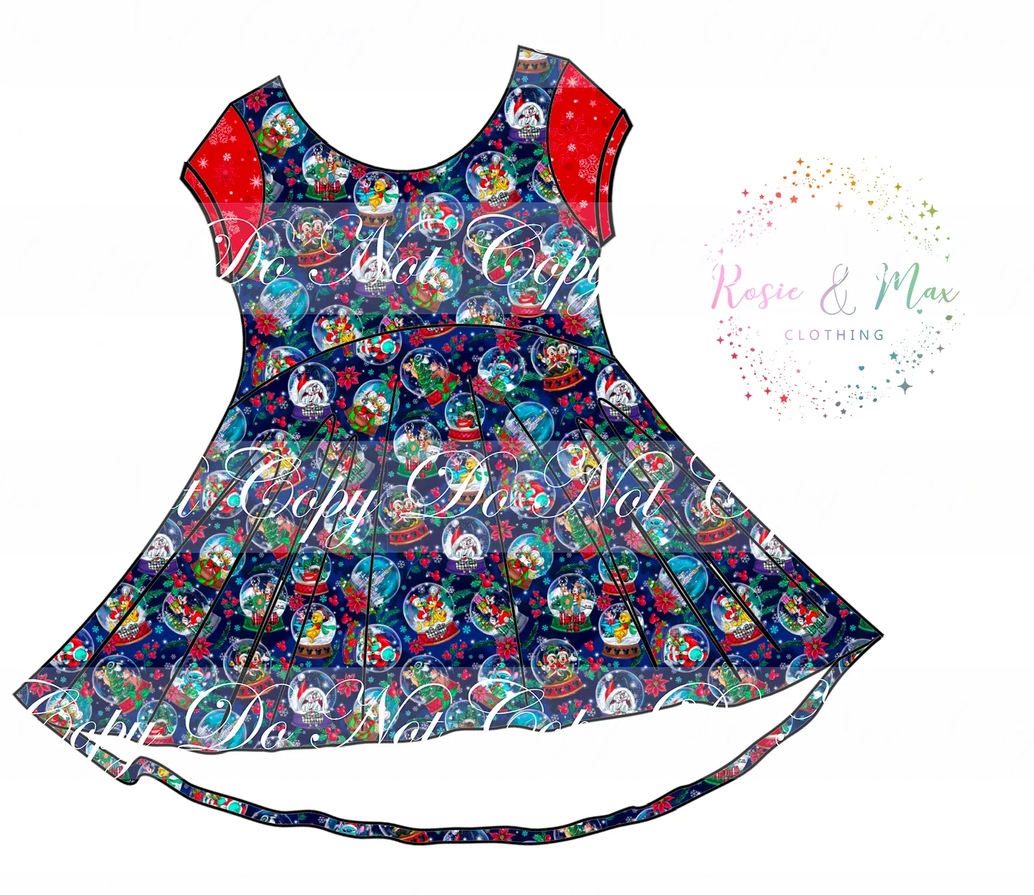 PREORDER - Christmas Globes -  Luna Dress