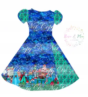 PREORDER - Haunted Christmas - Peek-a-Boo Dress