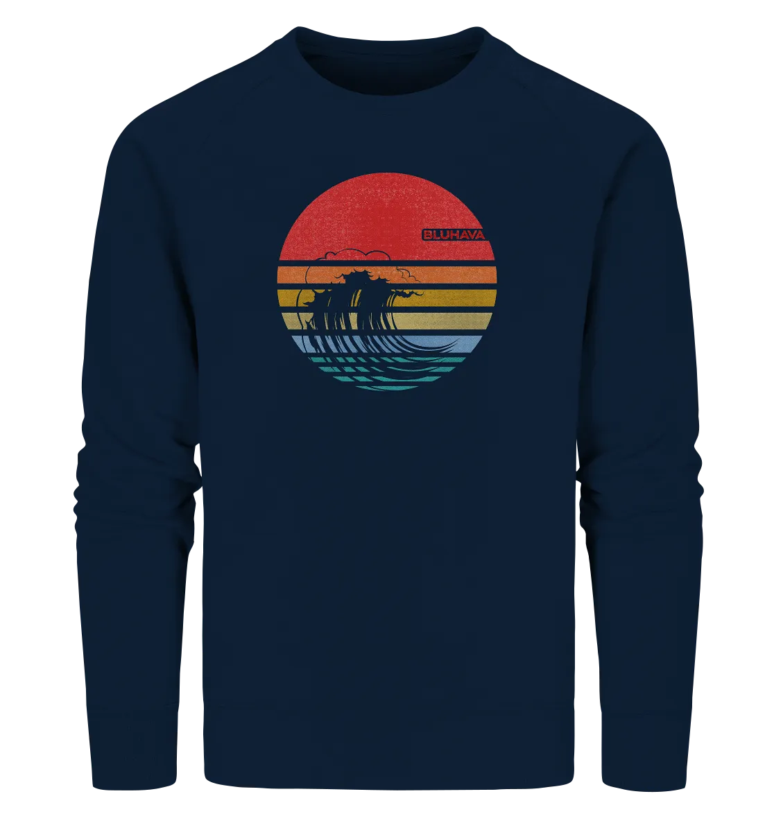 "Vintage Wave" - Unisex Premium Organic Sweatshirt