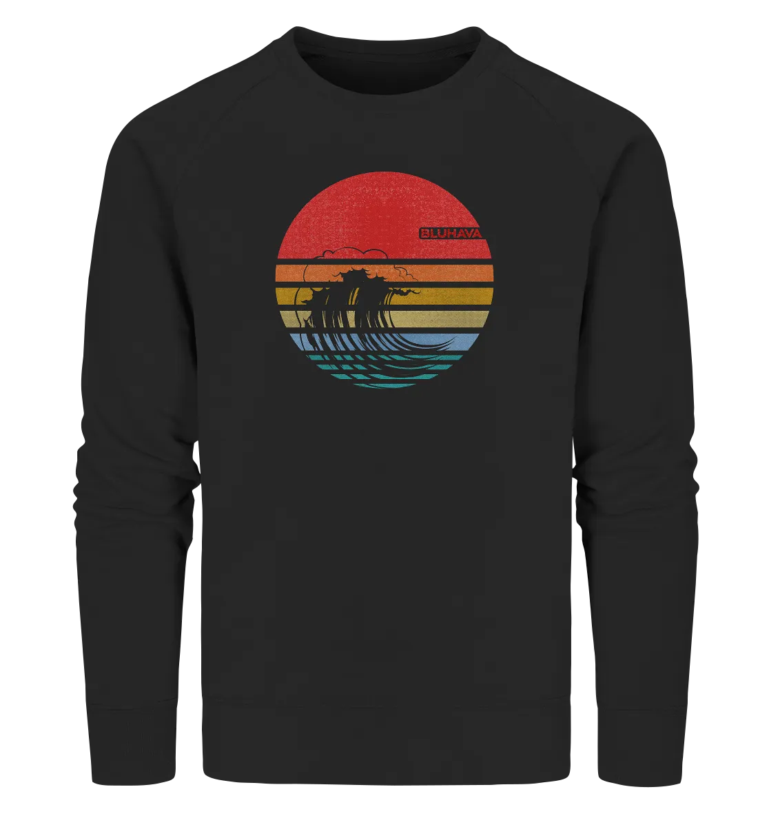 "Vintage Wave" - Unisex Premium Organic Sweatshirt