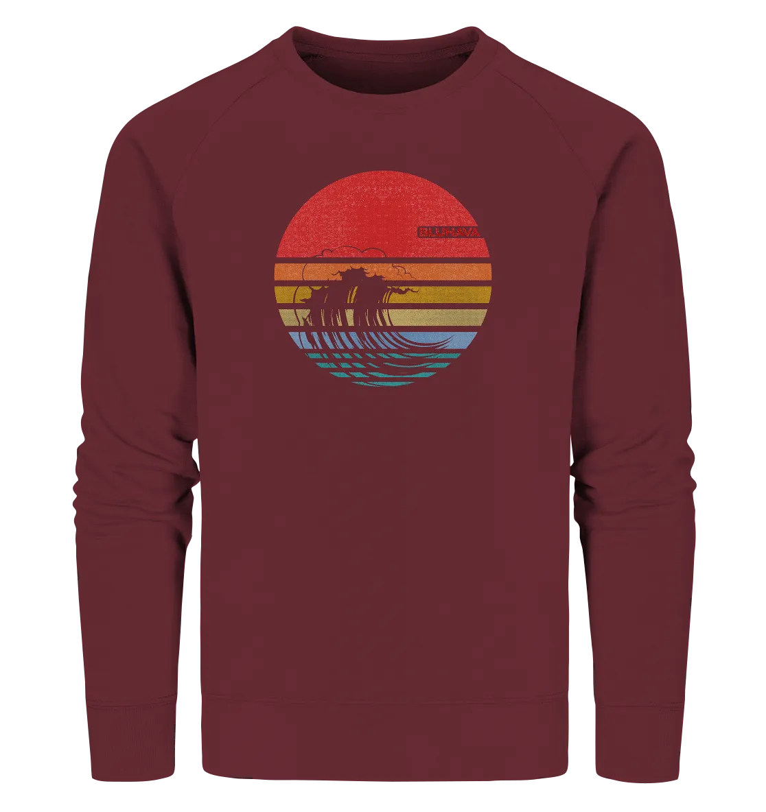 "Vintage Wave" - Unisex Premium Organic Sweatshirt