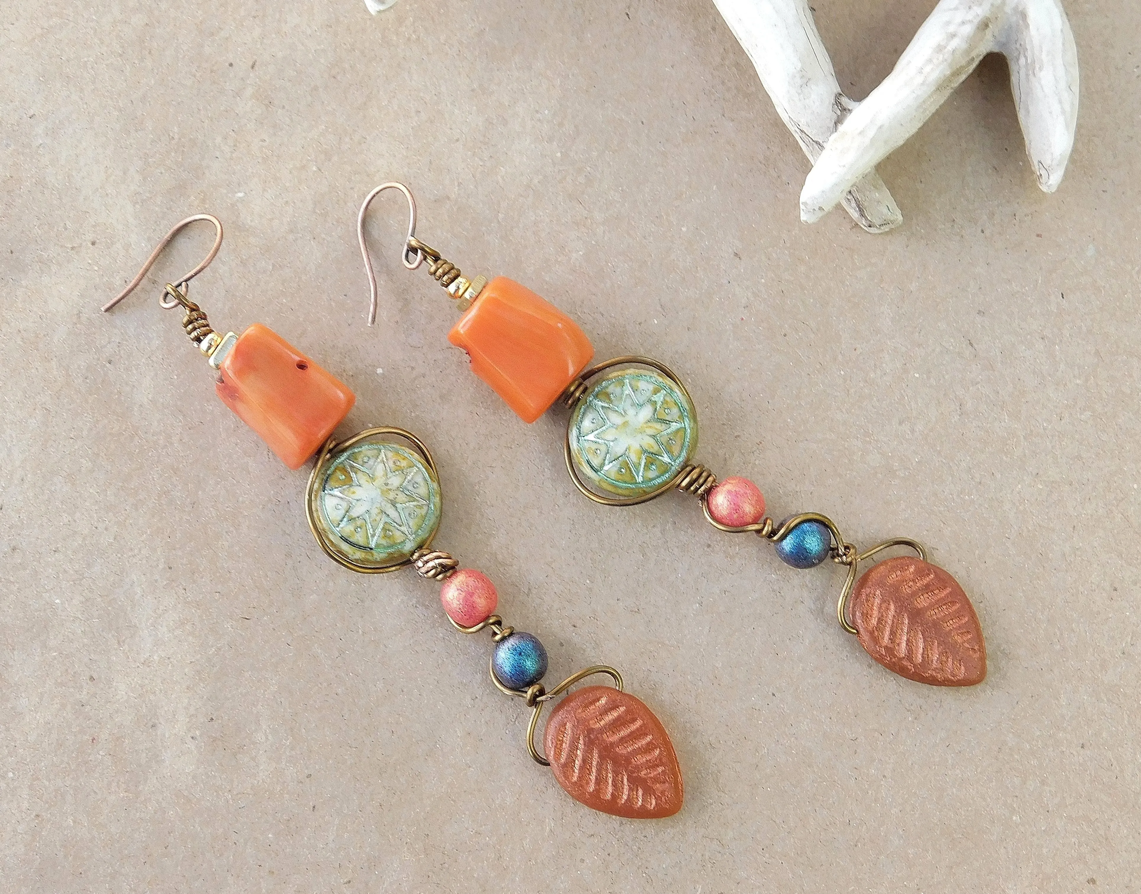 Rustic Bohemian Earrings