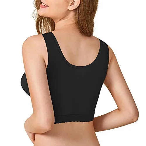 SCSTAR Post-Surgery Posture Corrector Front Closure Bra for Women