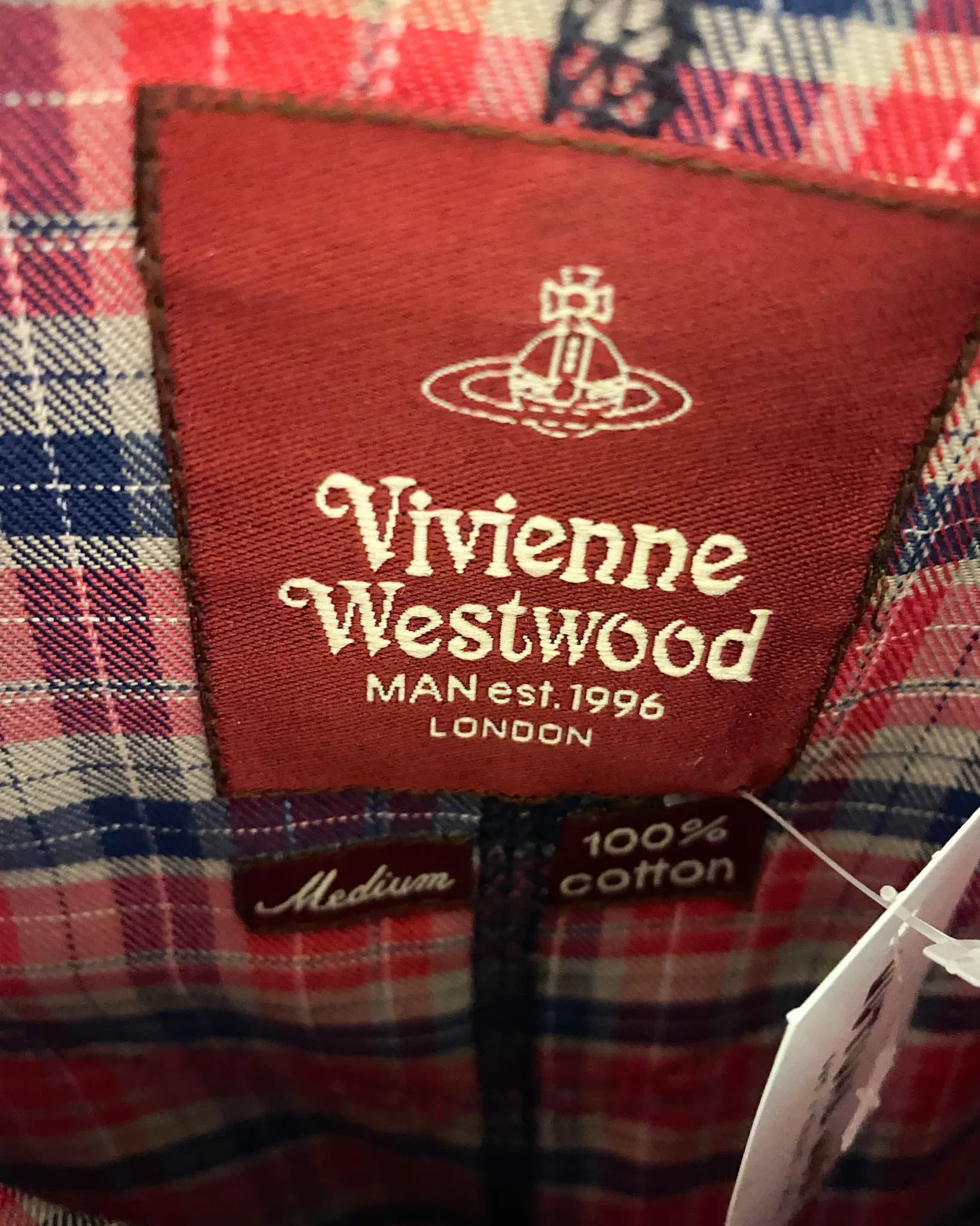 Size M - Vivienne Westwood Plaid Shirt