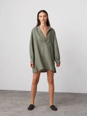 Sky Linen Tunic by Love And Confuse